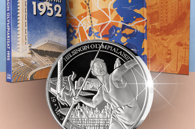 Helsingin olympialaiset 70 vuotta mitali