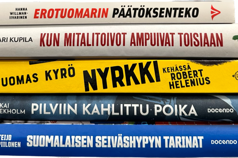 Vuoden urheilukirja -finalistit julkistettiin Urheilun ja liikunnan kulttuurikeskus TAHDOSSA.