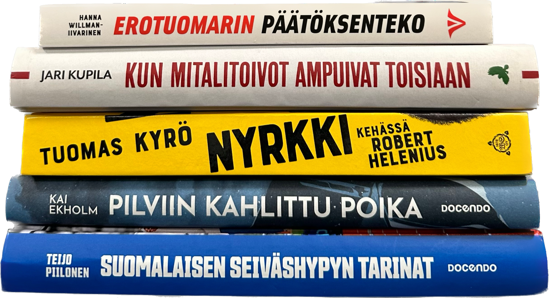 Vuoden urheilukirja -finalistit julkistettiin Urheilun ja liikunnan kulttuurikeskus TAHDOSSA.